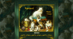 Desktop Screenshot of navarrimainecoons.co.uk